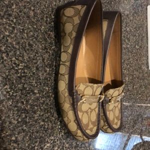 Coach loafers never worn